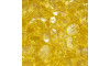 Lentilha de Acrílico, 12mm, Amarelo Ouro Transparente