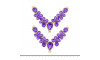 Cabedal Melissa, Passante, Roxo