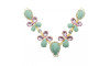 Cabedal Melissa, Passante, Verde Tiffany Fosco/Rosa Claro