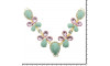 Cabedal Melissa, Passante, Verde Tiffany Fosco/Rosa Claro