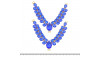 Cabedal Adele, Passante, Azul
