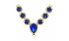 Cabedal Gisele, Passante, Azul