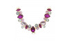 Cabedal Manu, Passante, Rosa Pink/Rosa Claro/Cristal