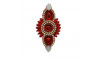Cabedal Anahí, Tecido, Cocar, Vermelho