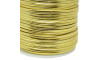 Fio de Couro, 02mm, Dourado
