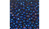 Cristal de Vidro, Rondel, 06mm, Azul Marinho Furtacor