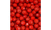Cristal de Vidro, Rondel, 10mm, Vermelho