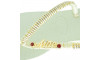 Piercing de Rebite, Mãe, Ouro, Vermelho Siam