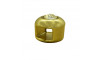 Passante, Redondo, Ouro e Strass Cristal