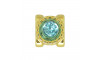 Passante, Ponto de Luz, Ouro, Aquamarine