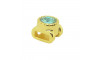 Passante, Ponto de Luz, Ouro, Aquamarine