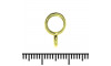 Passante com Argola, Entremeio 4mm, Ouro