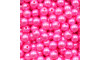 Pérola ABS, 08mm, Rosa Choque
