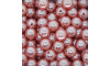 Pérola ABS, 10mm, Rosa Envelhecido