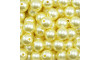 Pérola ABS, 12mm, Amarelo