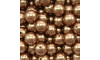Pérola ABS, 12mm, Marrom Escuro
