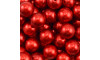 Pérola ABS, 14mm, Vermelho