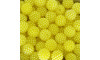 Pérola Craquelada Amora, 10mm, Amarelo Canário
