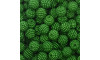 Pérola Craquelada Amora, 10mm, Verde Bandeira