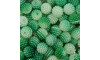 Pérola Craquelada Amora, 10mm, Mesclado Verde/Branco