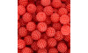 Pérola Craquelada Amora, 10mm, Vermelho