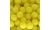 Pérola Craquelada Amora, 12mm, Amarelo Canário