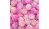 Pérola Craquelada Amora, 12mm, Mesclado Rosa/Lilás