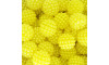 Pérola Craquelada Amora, 14mm, Amarelo Canário