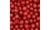 Pérola Craquelada, 08mm, Vermelho
