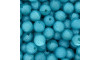 Pérola Craquelada, 10mm, Azul Turquesa