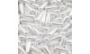 Gota de Pérola ABS, Furo Passante, 06mm x 13mm, Branco