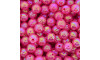 Pérola Irisada, 08mm, Rosa Choque
