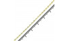 Fio de Strass, SS08.5, Ouro, Strass Cristal