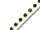 Fio de Strass, SS28, Ouro, Strass Jet