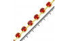 Fio de Strass, SS28, Ouro, Strass Light Siam