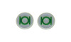 Aplique de Borracha, Super Herói, Lanterna Verde, Branco/Verde