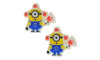 Aplique de Borracha, Minions, Megafone, Amarelo/Azul/Vermelho