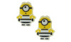 Aplique de Borracha, Minions, Prisioneiro, Amarelo/Preto/Branco