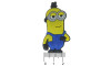 Aplique de Borracha, Minions, Amarelo/Azul