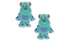 Aplique de Borracha, Monstros S A, Monstro James Sullivan, Azul/Roxo