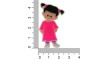 Aplique de Borracha, Monstros S A, Menina Boo, Rosa/Preto