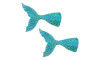 Aplique, Cauda de Sereia, Resina, Azul Tiffany