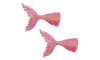 Aplique, Cauda de Sereia, Resina, Rosa