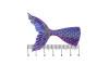 Aplique, Cauda de Sereia, Resina, Roxo