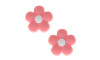 Aplique, Florzinha Candy Color, PVC, Rosa Salmão
