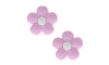 Aplique, Florzinha Candy Color, PVC, Rosa Bebê