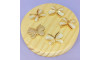 Aplique de Metal, Borboleta, Creme