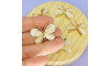 Aplique de Metal, Borboleta, Creme