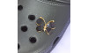Aplique de Metal, Borboleta, Preto