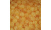 Miçanga Bola Sabão Craquelada, 08mm, Laranja